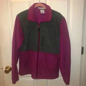 Columbia fleece jacket /women’s pink and gray